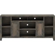 Rustic Tv Stand Console, 74 Inches, Accommodates Tvs Up To 85 Inches, Fully Assembled, Knotty Alder 