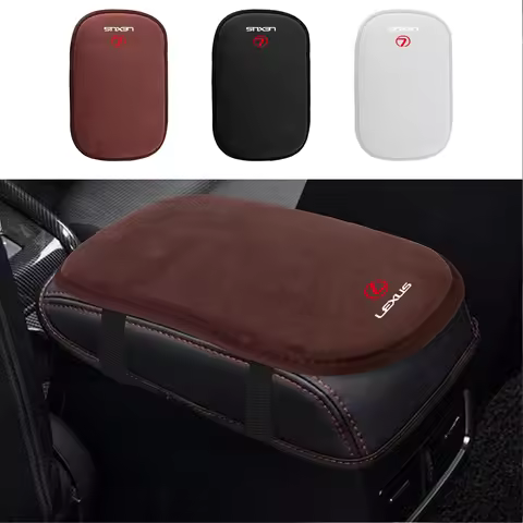 Car Armrest Box Pad Interior Non-slip Fur Mat Accessories For Lexus LS LC IS350 ES300h ES300 IS250 I