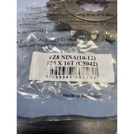 DIY Honpo RK MT-09 MT 09 Front Chainring Chainring 525X16 525 16 Teeth Japan RK Jianxiang Trading Co