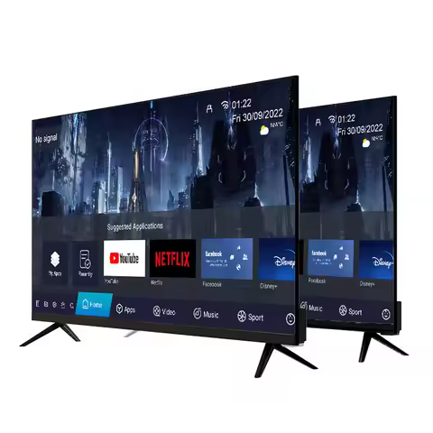 Factory LCD LED Smart TV 50 Inch Android Television 4K Smart TV 43 50 55 Inch Cheap Flat Screen TV f