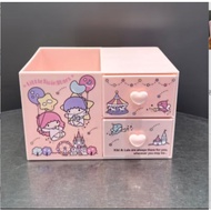Gemini Melody Multifunctional Double-layer Storage Box Student Stationery Storage Large-capacity Car