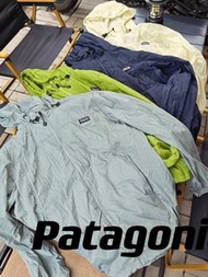 外國預訂 4色選  Patagonia 刺繡logo 拉鍊口袋連帽外套 風褸 防水料