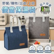 Hong Kong - 加厚防水保溫袋保冷袋 防水 保溫 保冷 便當袋 保冰袋 餐袋 野餐袋 陽離子保溫包（藍色）