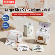 NIIMBOT B1 B2 B21 B31 Printer Sticker Label Large Size Thermal Waterproof Express Shipping Tag