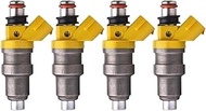 ZYBUFOB 4pcs Fuel Injectors 1001-87650 680cc Compatible For Toyota MR2 CELICA SUPRA 3S/7MGTE 4A/7MGE