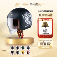 3/4 Helmet M139 Design Genuine Acoustic Goggles, Helmet with Goggles 12 Months