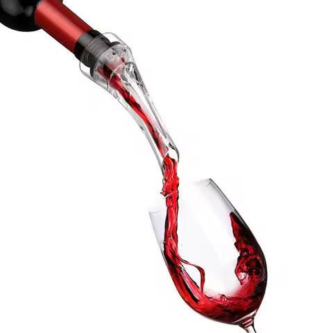 Magic Wine Decanter Red Wine Aerating Pourer Spout Decanter Wine Aerator Quick Aerating Pouring Tool