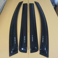 กันสาด TOYOTA WISH สีดำ ใส่ปี 2004  ถึงปัจจุบัน ใส่ toyota wish ทุกปี