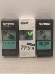 正貨超抵 | SHURE SE215 入耳式監聽隔音有線耳機 無mic版