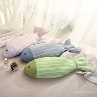 Taiwan Ready Stock 2025 Cotton Washed Year Have Fish Buckwheat Pillow Core Single A7FY