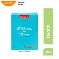 Kordel Vitamin K2 120Mcg With D3 1000Iu 60 S0Ftgels