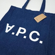 Apc Tote Bag Denim Unisex
