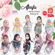 TUDUNG BAWAL INSTANT BIDANG 50 KYRANA SYAMIMI AFIQAH HIJAB LABUH PRINTED CHIFFON AWNING SCUBA BAWAL 