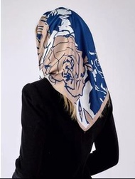 PARFOIS Blue Beige Rose Sacrf (195cm x 95cm)