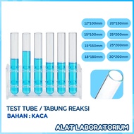 GLASS ACTION TUBE WITHOUT SCALE / GLASS TEST TUBE WITHOUT SCALE VARIANT