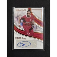 2023-24 Panini Immaculate Darwin Nunez Autograph /99 Liverpool FC Auto
