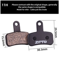 Ztto Set 4 Cặp Má Phanh Bằng Gốm Không Gây Tiếng Ồn Cho M8020 M6100 mt200 Guide Code E9 DB ER MT6 MT