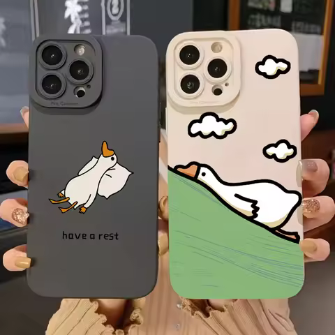 Cute Cartoon Duck Case For Xiaomi Redmi Note 12 Cases Redmi Note 11 Pro Plus 5G 12S 11S 10S 10 9S 9 