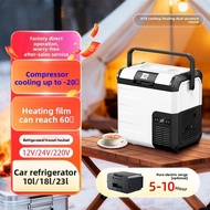 Mini Fridge Compressor Car Refrigerator Dual-Use For Car And Home 12V/24V Outdoor Portable Small Cam