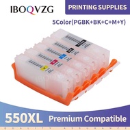 IBOQVZG PGI-550 Refill kit For Canon PIXMA MG5450 MG5550 MG5650 MG6450 MG6650 Ip7250 MX925 MX725 IX6