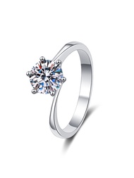 KAFANDENG | Lab-Grown Diamond Ring 6 Prongs 1 Carat