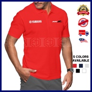 T Shirt Polo Cotton Sulam Yamaha Racing RXZ RXZ135 Kolar Baju Unisex Casual Motorcycle Pakaian T-Shirt Shirts