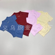 DFYNE Round Neck Short Sleeve Yoga T-Shirt Shorts Suit Ladies Fitness Training Suit Suit-GlowFit.th