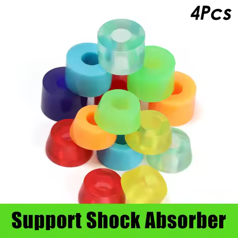 4Pcs Skateboard Bushing Truck Wheels Axle Bushings Scooter Shockproof PU Cushion Dancing Longboard S