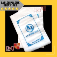 10KG RICE PLASTIC SCREEN PRINTING 10 KG CUSTOM RICE PLASTIC 10kg