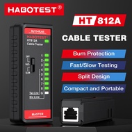 HABOTEST🔥HT812A Network Cable Tester 8P/6P/4P/2P Cable lan Tester Networking Wire Telephone Line Det