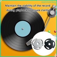 WU Record Adapter Precise 45RPM Record Adapter For Recorder Players Long Durability
