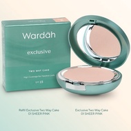 WARDAH [MORE ECONOMICAL] ExclusiveWARDAH two way cake & Refill FREE Lightening Fresh BB Tint 01 Neut