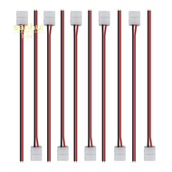 50Pcs LED Tape Connector 2Pin LED Strip Accessories Connectors for 2835 3528 5050 5730 5630 SMD LED 