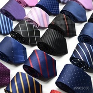 [Ready Stock] Men's Group Business Tie Casual Professional Fashion Polyester Groom Wedding Festive S