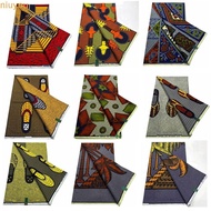 NiuyoMY Ankara Wax Print Fabric - 6 Yard Cotton for Sewing