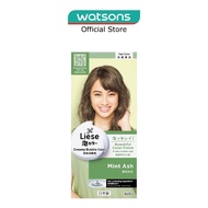 LIESE Liese Creamy Bubble Color Mint Ash Diy Foam Hair Color With Salon Inspired Colors (Includes Treatment Pack) 108Ml