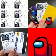 AMONG US EZ-LINK CARD STICKER | MRT CARD | NFC CARD | AMONG-US ID CARD | IDENTIFY CARD CUSTOMISE | C