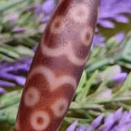 39.4mm X 11.4mm Old Mine Eleven-Eyed Dzi Beads Can Get Five-Square Buddha and Six-Character Great Mi