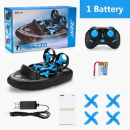 JJRC เฮลิคอปเตอร์ควบคุมรีโมตเรือสำหรับเด็ก2.4ก. เรือแบบ3 In 1H36F มินิโดรน RC ความสูงรักษาระดับความส