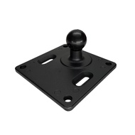 1 inch Ball Head Adapter Aluminum Square Mounting Base 1" Rubber Ballhead Bracket 75x75mm for VESA S