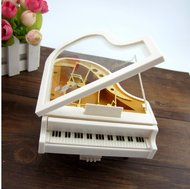 Piano Music Box Ballerina Girl Music Box White Piano Music box Gift