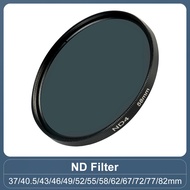 HD ND Filter Neutral Density Filter ND2 ND4 ND8 37-82mm For Camera Lens