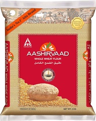 Aashirvaad Whole Wheat Flour Shudh Chakki Atta 2kg          Best Before 5/9/2024