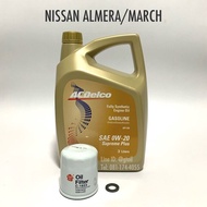 ชุดเปลี่ยนถ่ายน้ำมันเครื่อง NISSAN ALMERA / MARCH / ALL NEW ALMER 1.0 TURBO อัลเมร่า มาร์ช by ACDelc