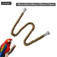 [CHiWANJi] Climbing Rope Bird Perch Stand Flexible Cage Playground Toy for Parrot Budgie Cockatiel E
