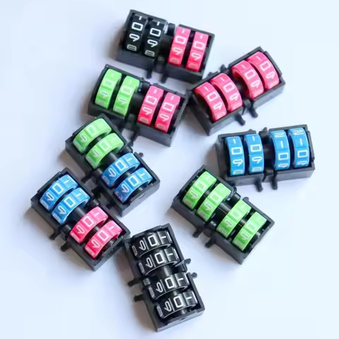 4 Digit Display Board Games Score Counter Multi-Function Adjustable Score Tracker Tally Rotating Mec