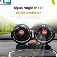 Yzh-T303 Car Fan Double-Headed Fan Car Interior Accessories - 12v (Code 004)