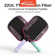 ZZUL PRO T700 ZZUL PRO T700 Raket Pickleball Gentian Karbon Ringan Corak Jalur Menegak