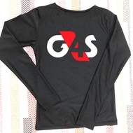 G4S Security Mercenary Long Sleeve T-Shirt Casual 100% Cotton Combed 30s