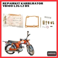 Repairkit Karburator Karbu Yamaha Yb100 Yb 100 L2g L 2 G L2 Dx Nos